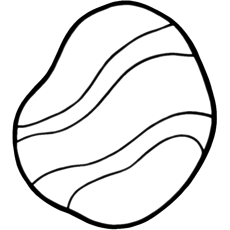 Hand-drawn illustration of natural earth clay