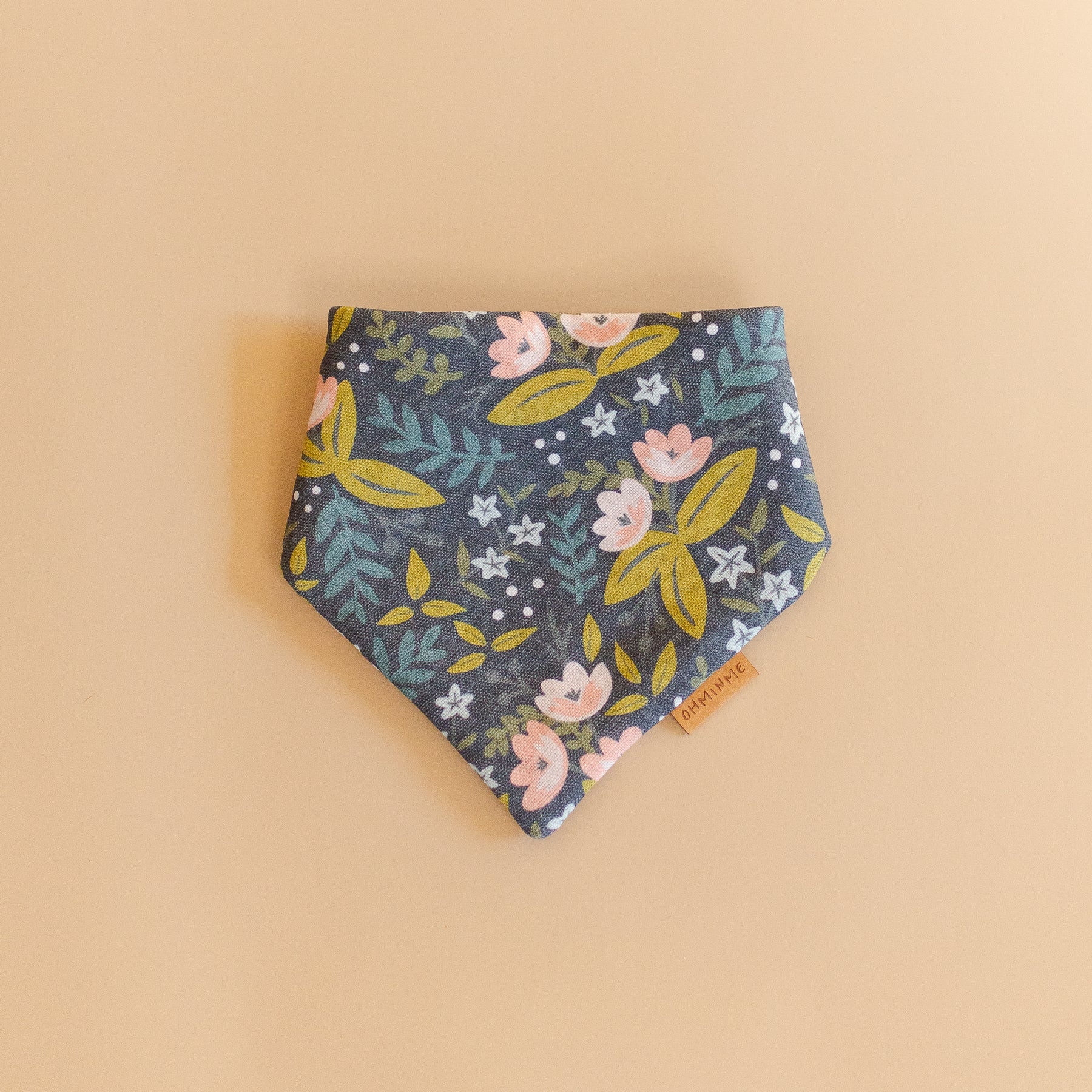 Organic Linen Bandana - Nattblomma